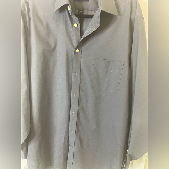 Stafford Other - Stafford Gray Casual Button Down Shirt